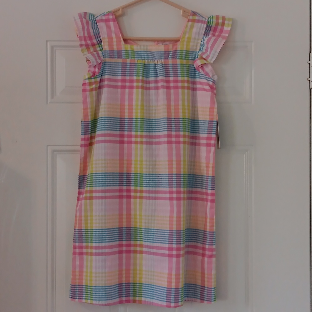 Girl's Crown & Ivy Dress. Size 14 kids. Multi-colored.
